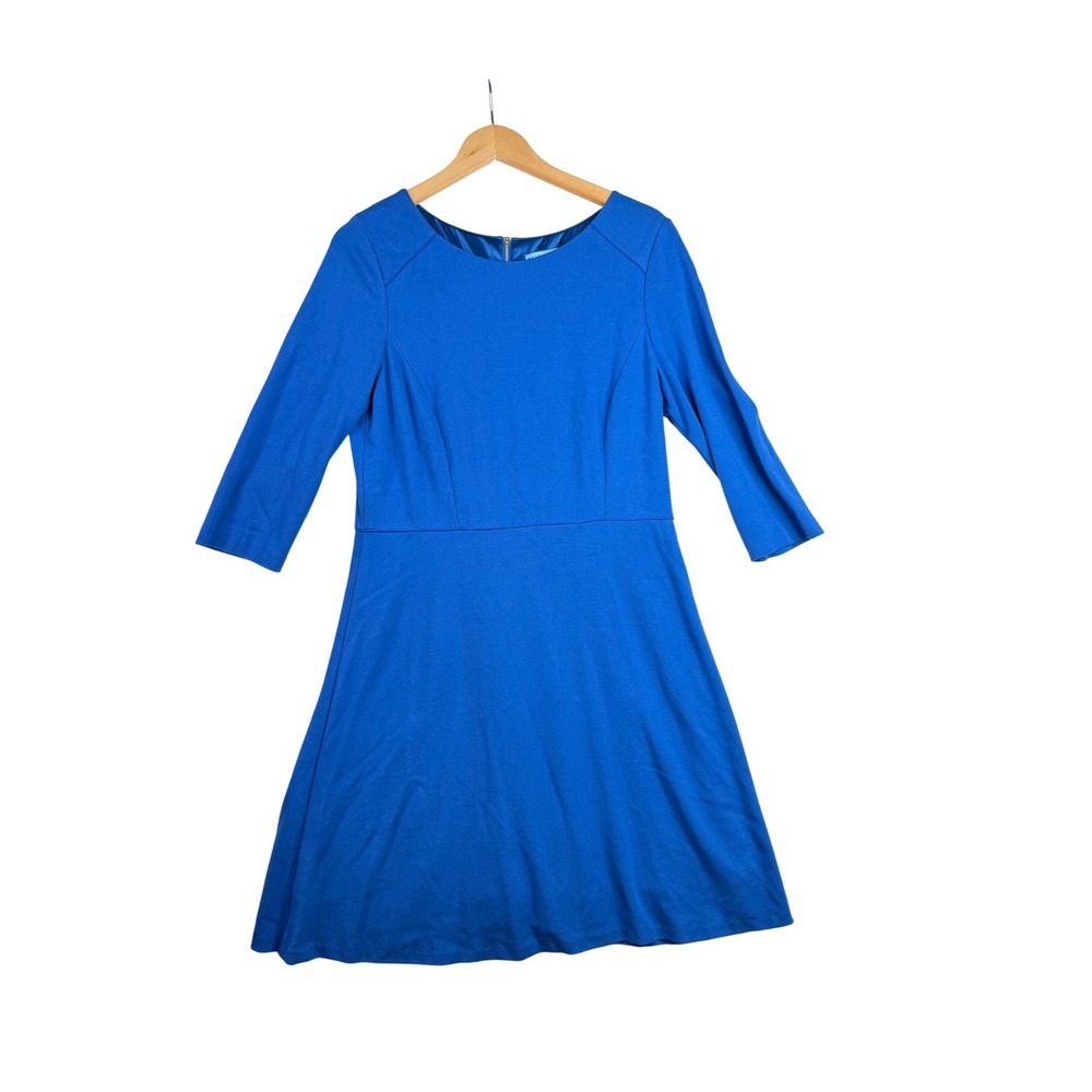 Antonio Melani Half Sleeve Jeremi Fit Flare Career‎ Dress size 14 Blue